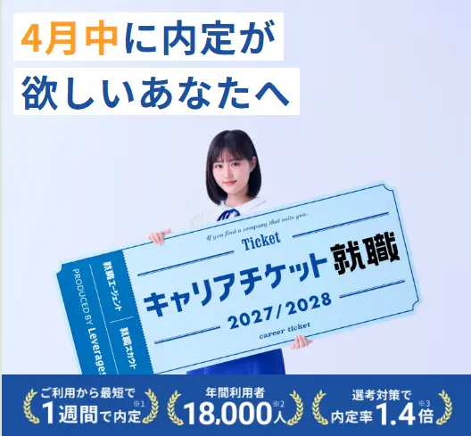 キャリアチケット就活エージェント